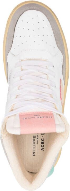 Philippe Model Paris Lyon high-top sneakers Wit