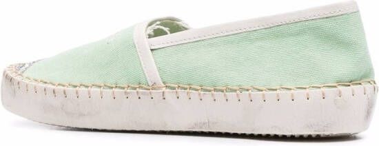 Philippe Model Paris Marseille espadrilles met glitter Groen