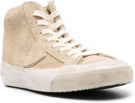 Philippe Model Paris Plaisir high-top sneakers Beige