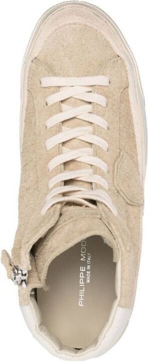 Philippe Model Paris Plaisir high-top sneakers Beige