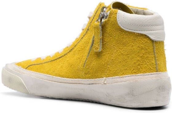 Philippe Model Paris Plaisir high-top sneakers Geel