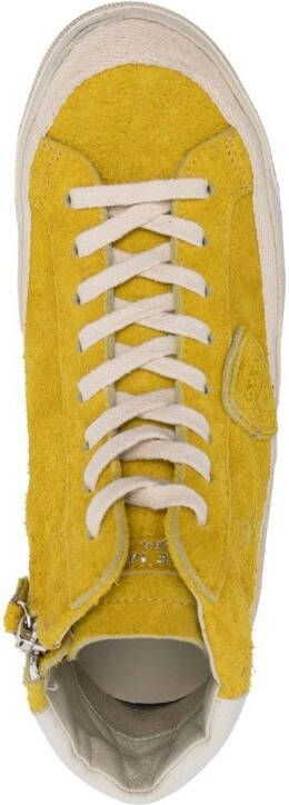 Philippe Model Paris Plaisir high-top sneakers Geel