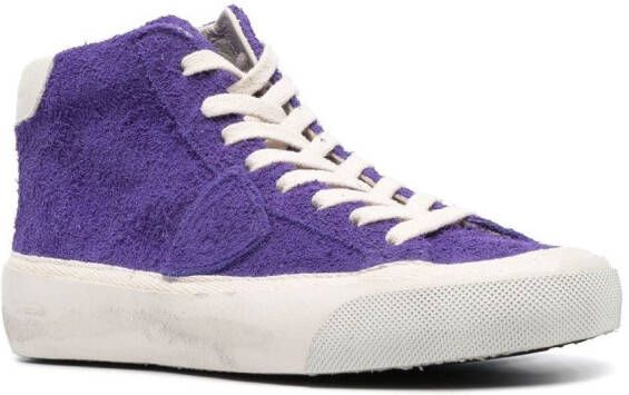 Philippe Model Paris Plaisir high-top sneakers Paars