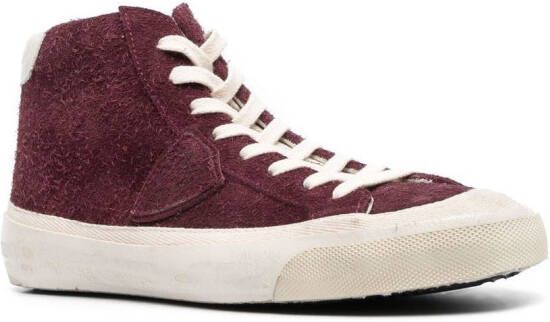 Philippe Model Paris Plaisir high-top sneakers Rood