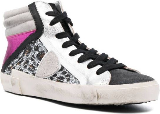 Philippe Model Paris PRSX high-top sneakers Grijs