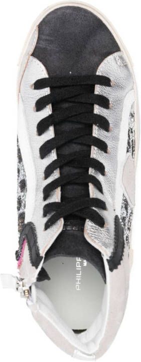 Philippe Model Paris PRSX high-top sneakers Grijs