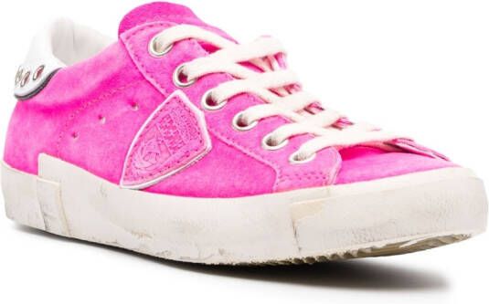 Philippe Model Paris PRSX low-top sneakers Roze