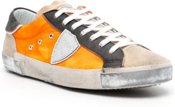 Philippe Model Paris Prsx sneakers met gerafeld effect Oranje