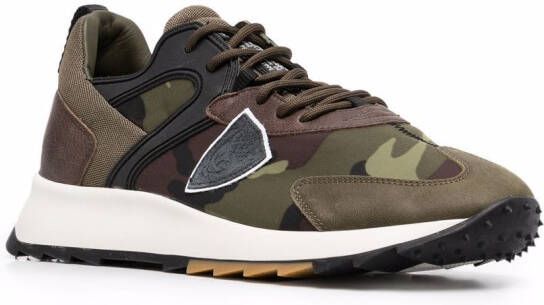 Philippe Model Paris Royale sneakers met camouflageprint Groen