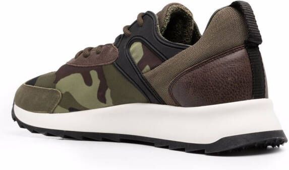 Philippe Model Paris Royale sneakers met camouflageprint Groen