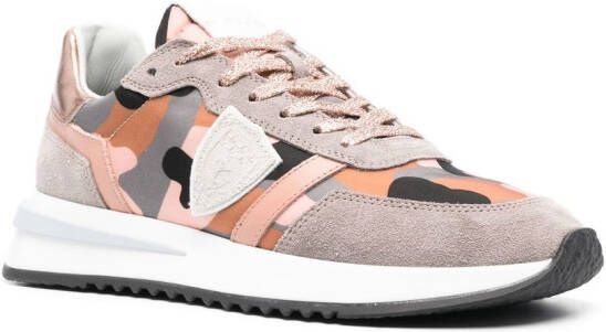 Philippe Model Paris Sneakers met camouflageprint Grijs