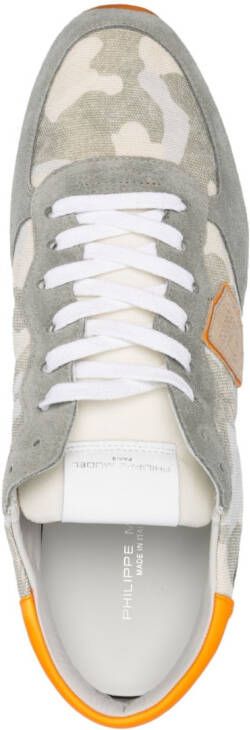 Philippe Model Paris Sneakers met camouflageprint Grijs