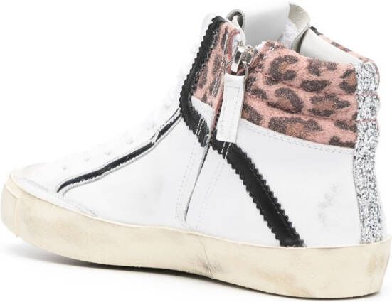 Philippe Model Paris Sneakers met dierenprint Wit