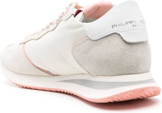 Philippe Model Paris Sneakers met logopatch Beige