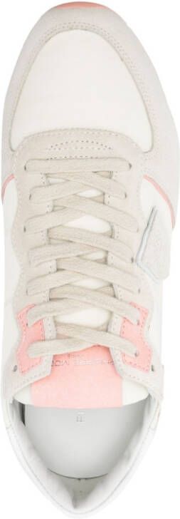 Philippe Model Paris Sneakers met logopatch Beige