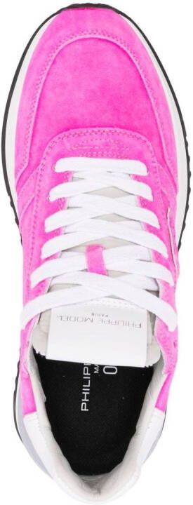 Philippe Model Paris Sneakers met logopatch Roze