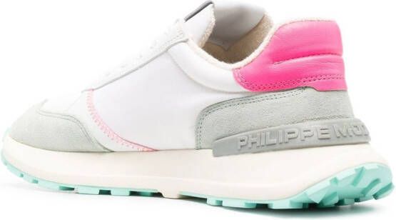 Philippe Model Paris Sneakers met logopatch Wit