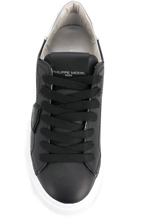 Philippe Model Paris Sneakers met logopatch Zwart