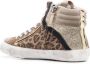 Philippe Model Paris Sneakers met luipaardprint Beige - Thumbnail 3