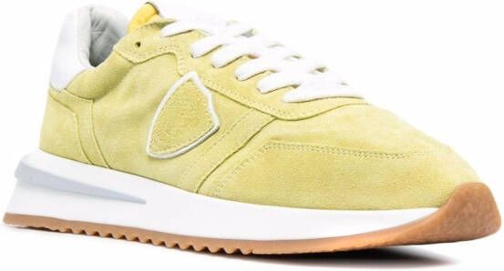 Philippe Model Paris Sneakers met vlakken Geel