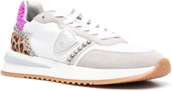 Philippe Model Paris Sneakers met vlakken Wit