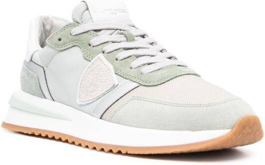 Philippe Model Paris Suède sneakers Groen