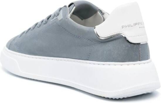 Philippe Model Paris Temple leren sneakers Blauw