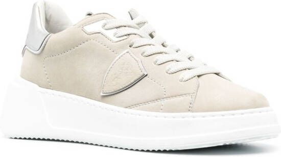 Philippe Model Paris Temple low-top sneakers Grijs