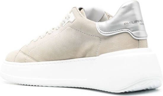 Philippe Model Paris Temple low-top sneakers Grijs