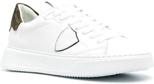 Philippe Model Paris Temple low-top sneakers Wit