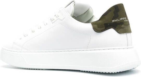 Philippe Model Paris Temple low-top sneakers Wit