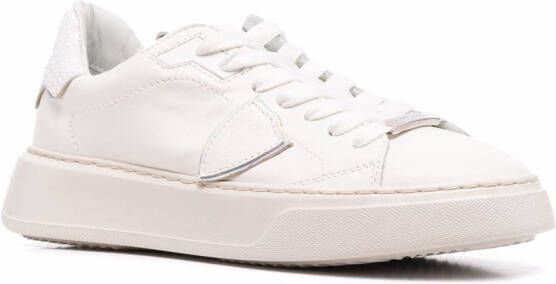 Philippe Model Paris Temple low-top sneakers Wit