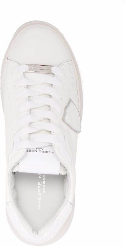 Philippe Model Paris Temple low-top sneakers Wit