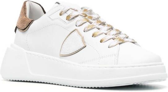 Philippe Model Paris Temple low-top sneakers Wit