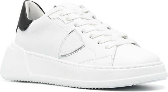 Philippe Model Paris Temple low-top sneakers Wit