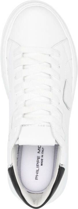 Philippe Model Paris Temple low-top sneakers Wit