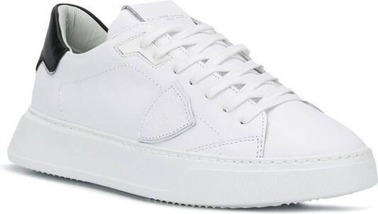 Philippe Model Paris Temple low-top sneakers Wit