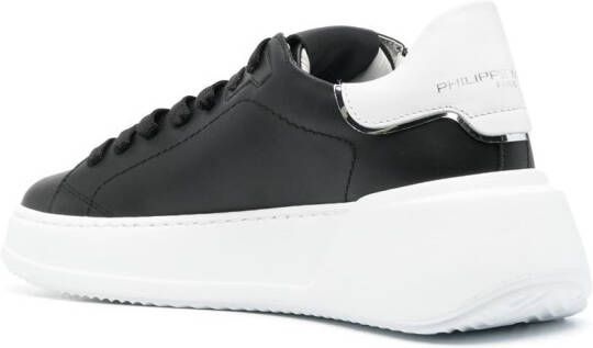 Philippe Model Paris Temple low-top sneakers Zwart