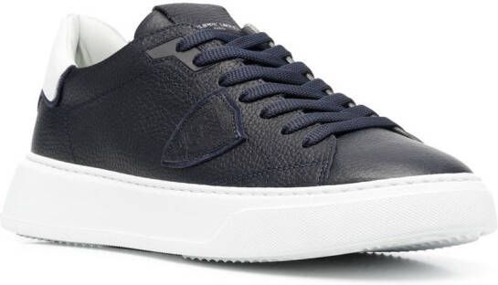 Philippe Model Paris Temple Veau low-top sneakers Blauw