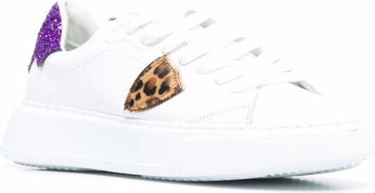 Philippe Model Paris Temple Veau low-top sneakers Wit