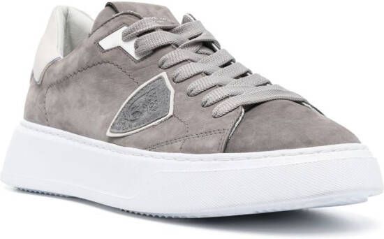 Philippe Model Paris Temple low-top sneakers Grijs