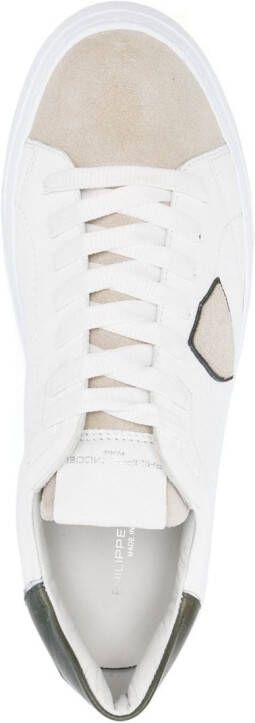 Philippe Model Paris Temple low-top sneakers Wit