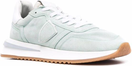 Philippe Model Paris Tropez 2.1 Daim Lave sneakers Groen