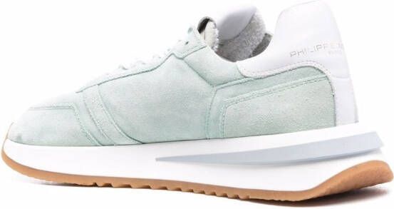 Philippe Model Paris Tropez 2.1 Daim Lave sneakers Groen