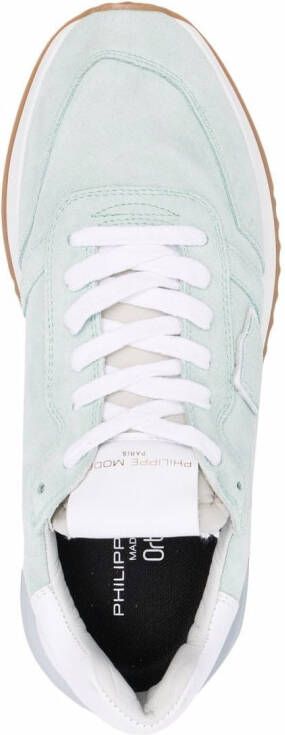 Philippe Model Paris Tropez 2.1 Daim Lave sneakers Groen