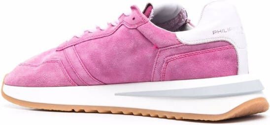 Philippe Model Paris Tropez 2.1 Daim Lave sneakers Roze