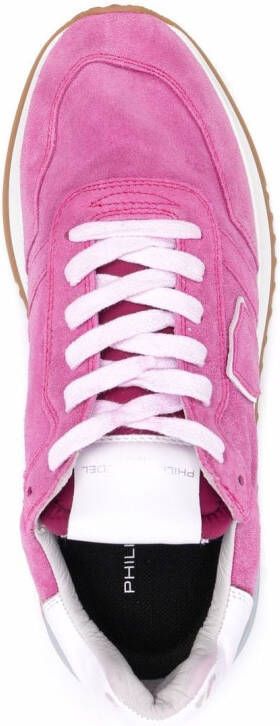 Philippe Model Paris Tropez 2.1 Daim Lave sneakers Roze