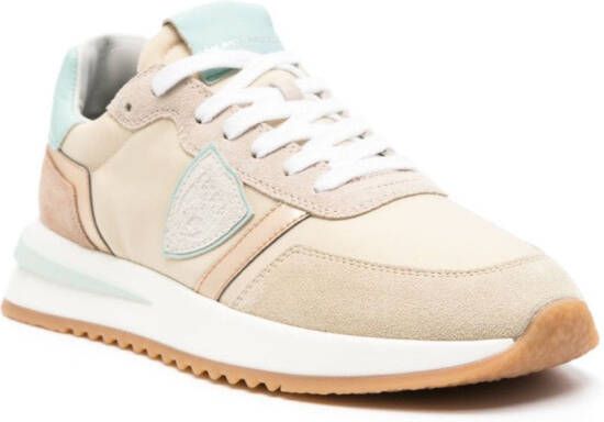 Philippe Model Paris Tropez 2.1 leren sneakers Beige