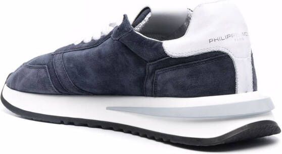 Philippe Model Paris Tropez 2.1 suède sneakers Blauw