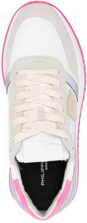 Philippe Model Paris Tropez 2.1 suède sneakers Wit